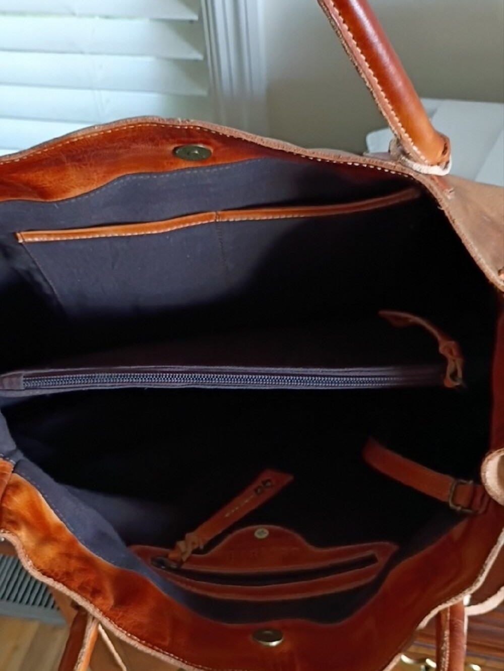 NWT BED|STU Rockaway Tote with Removable Strap, Oats Pecan - Picture 8 of 12